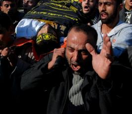 بالصور: تشييع جثمان الشهيد إسماعيل العرعير من سرايا القدس بالشجاعية