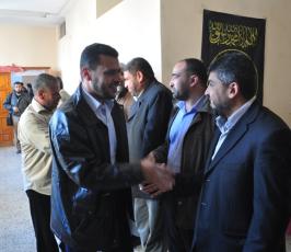 بالصور... الأسرى المحررون في ضيافة الجهاد الاسلامي برفح‎