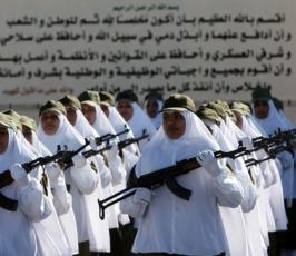 بالصور : حفل تخرج للشرطة النسائية فى غزة