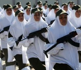 بالصور : حفل تخرج للشرطة النسائية فى غزة