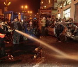 بالصور: طائرات الأحتلال تقصف عدة أهداف بغزة وتوقع شهيد و11 اصابة