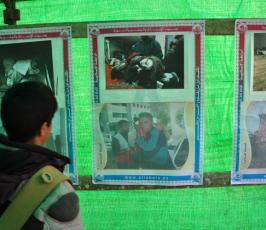 بالصور..الرابطة الإسلامية تنظم معرضاً للصور في ذكرى العدوان على غزة