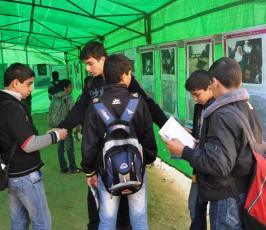 بالصور..الرابطة الإسلامية تنظم معرضاً للصور في ذكرى العدوان على غزة