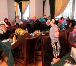 بالصور: حفل تكريم الإعلاميات الفلسطينيات بمناسبة يوم الوفاء للصحفى الفلسطينى بغزة