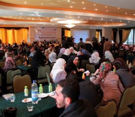 بالصور: حفل تكريم الإعلاميات الفلسطينيات بمناسبة يوم الوفاء للصحفى الفلسطينى بغزة