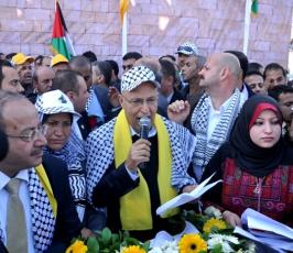 جماهير حاشدة فى مهرجان الانطلاقة 48 لحركة فتح بغزة