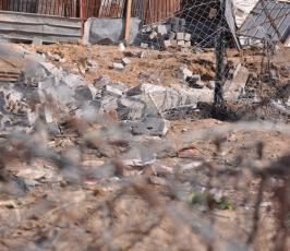 بالصور: مشاهد من القصف الصهيوني على مدينة غزة لليلة أمس