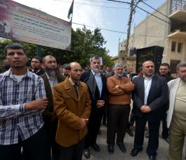 بالصورمسيرة للفصائل بغزة إحياءً ليوم الاسير ‫(61426921)‬ ‫‬