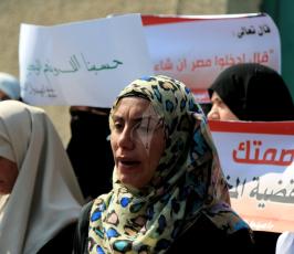 وقفة احتجاجية لأهالي مختطفي سيناء  ‫(34669060)‬ ‫‬