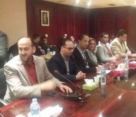 وفد الاعلاميين الفلسطينيين في زيارة لوكالة انباء الشرق الاوسط ‫(39191043)‬ ‫‬