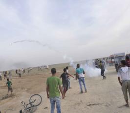مواجهات شرق خانيونس (8)