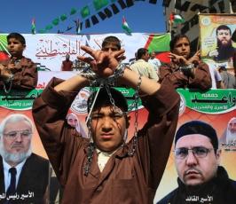 جماهير غزة تنتفض فى يوم الاسير الفلسطينى