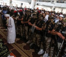 سرايا القدس تودع شهيد الإعداد محمد الأسطل  ‫(29929366)‬ ‫‬