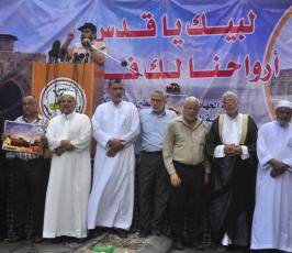 عشرات الآلاف من انصار " الجهاد الإسلامي" ينتفضون نصرة للمسجد الأقصى في غزة