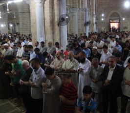  صلاة العيد رغم تواصل القصف