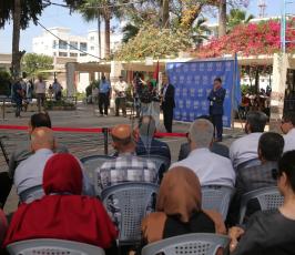 مؤتمر مدير عمليات الاونروا بغزة (9)