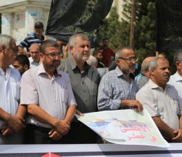 الجهاد بغزة تنظم وقفة إسناد للمرابطين في الأقصى ‫(30597528)‬ ‫‬