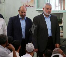القسام يشيّع أحد قادته في مدينة رفح جنوب قطاع غزة ‫(39584257)‬ ‫‬