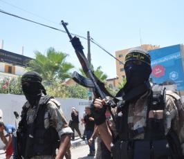 جنازة الشهيد القائد في سرايا القدس شعبان الدحدوح