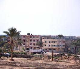 الجيش المصرى يواصل تفجير البيوت على الحدود مع قطاع غزة