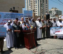 وقفة  احتجاجا على اغلاق المسجد الاقصى ومنع الصلاة فيه ‫(38863375)‬ ‫‬