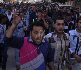 جنازة الشهيد الصياد توفيق أبو ريالة ‫(262995293)‬ ‫‬