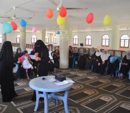 العمل النسائي لحركة الجهاد تطلق مخيمتها الصيفية بشائر الانتصار