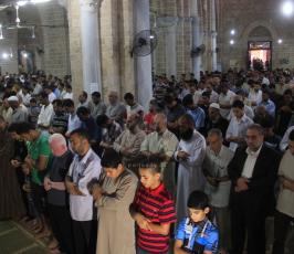  صلاة العيد رغم تواصل القصف