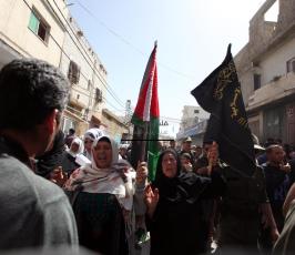تشييع الشهيد محمود الطيطي في مخيم الفوار جنوبي الخليل