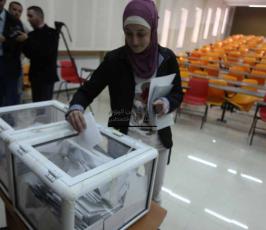 اغلاق صنادق الاقتراع ونسبة التصويت 75% في انتخابات جامعة بيرزيت