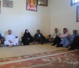 قيادة الجهاد برفح تزور عوائل الشهداء والاسرى‏