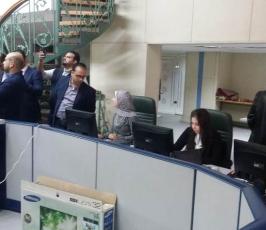 وفد الاعلاميين الفلسطينيين في زيارة لوكالة انباء الشرق الاوسط ‫ ‫(1)‬ ‫‬