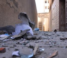 قصف منازل المواطنين بمدينة غزة