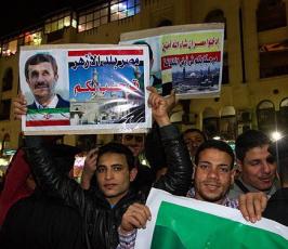 زيارة تاريخية للرئيس الإيراني أحمدي نجاد للقاهرة