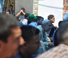  صلاة الجمعة امام مقر الصليب