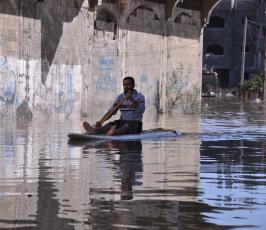 عدسة فلسطين اليوم الإخبارية تتجول بين الأحياء المنكوبة بشارع النفق