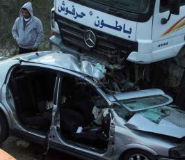 خاص فلسطين اليوم..حادث سير مروع غرب رام الله يودي بحياة ثلاث مواطنات