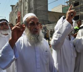 مسيرة غضب فى رفح نصرة للقدس ‫(30400911)‬ ‫‬