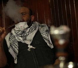 مقاهى غزة فى ظل انتشار مرض كورونا