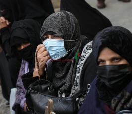 اعتصام لأهالي الشهداء في غزة يطالب السلطة بصرف رواتبهم (13)