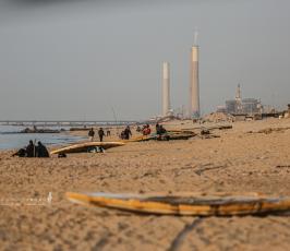 بحر غزة ميناء اسدود محطة كهرباء عسقلان ميناء