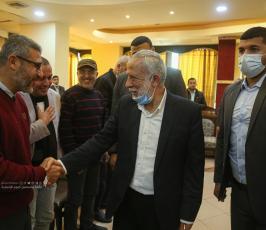 فصائل وجماهير تهنئ د . محمد الهندي بعد عودته الى غزة (44)