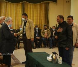 فصائل وجماهير تهنئ د . محمد الهندي بعد عودته الى غزة (19)