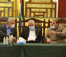 فصائل وجماهير تهنئ د . محمد الهندي بعد عودته الى غزة (25)