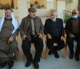 د. محمد الهندي يزور منزل الامين العام الراحل د. رمضان شلح ومنزل القائد بهاء ابو العطا (21)