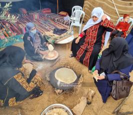 الهيئة الوطنية العليا لمسيرات العودة في قطاع غزة تحيي ذكرى يوم الأرض شرق ملكة (4)