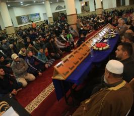 عوائل شهداء معركة بشائر الانتصار وشهداء مارس بغزة  (9)