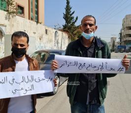 شواغر الأونروا تحتج أمام مقر الوكالة (8)