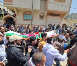 جثمان الطفل يوسف ابو جزر (13)
