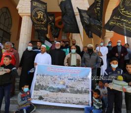 الجهاد الإسلامي في غزة تنظم وقفة اسنادية للمرابطين في المسجد الأقصى (1)